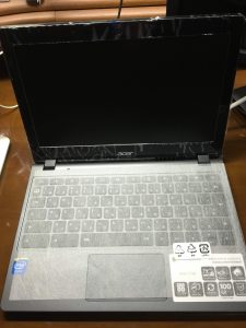 Chromebook液晶とキーボード
