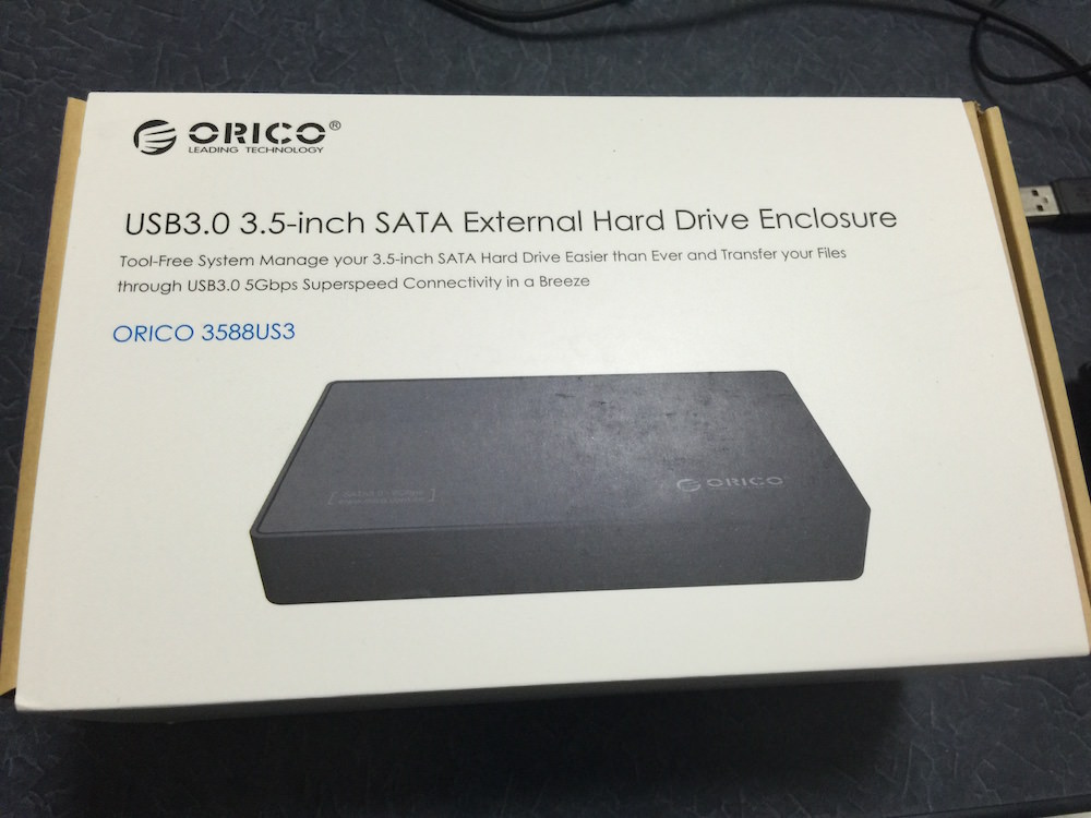ORICO 3.5インチHDDケース　外箱