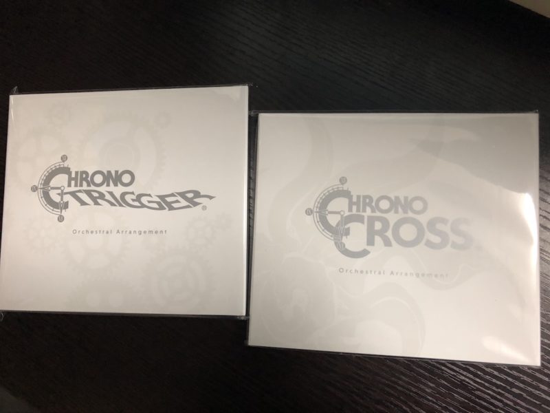 クロノトリガーとクロノクロスのCD2枚